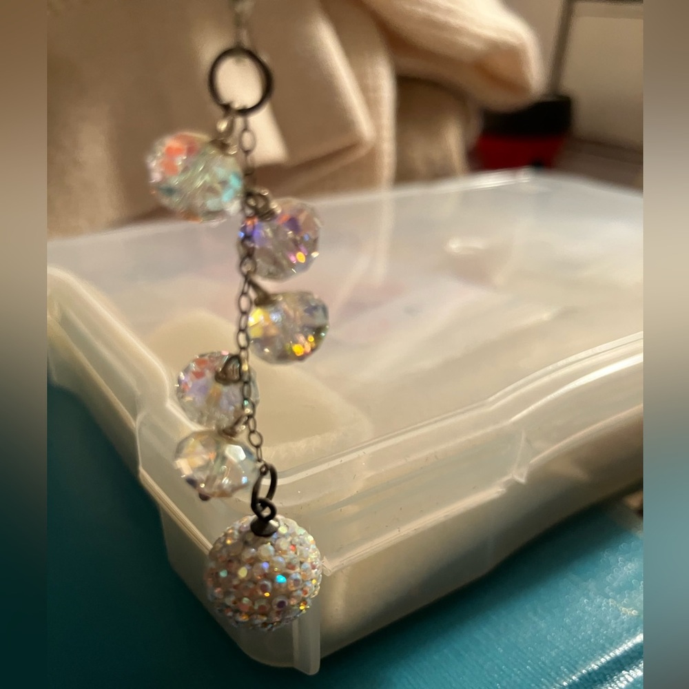 Elegant Swarovski Crystal Drop Earrings - Picture 9 of 15